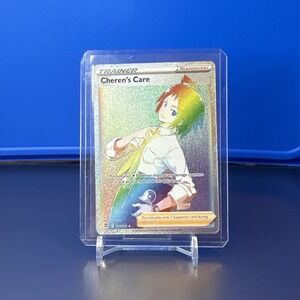 Cheren's Care-Pokémon-177/172-Swsh09: Brilliant Stars-Holo-Secret Rare‎